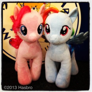 PINKIE PIE and RAINBOW DASH are ready to make new friends, are you?